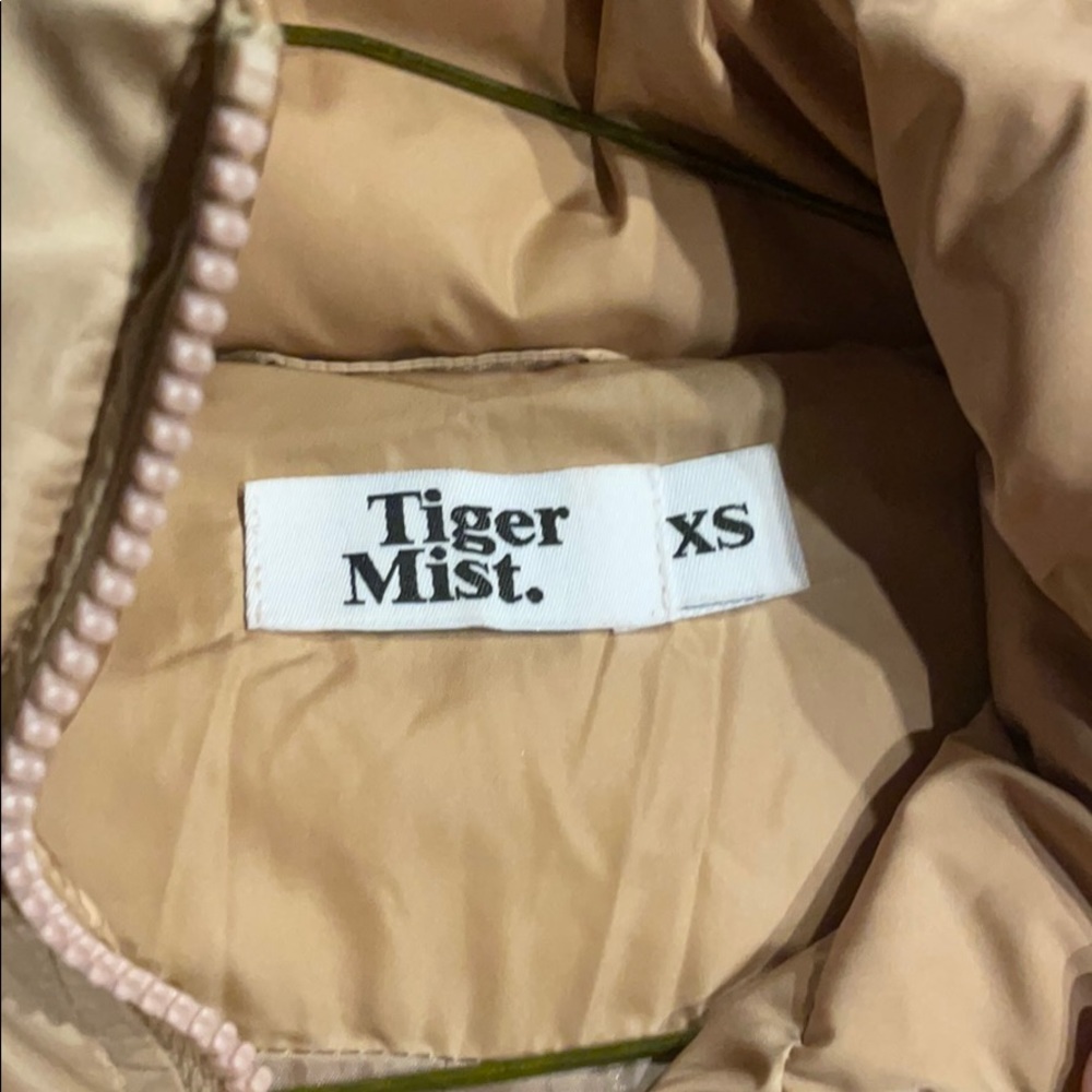 Tiger Mist Tan Puffer Jacket - Picture 5 of 8
